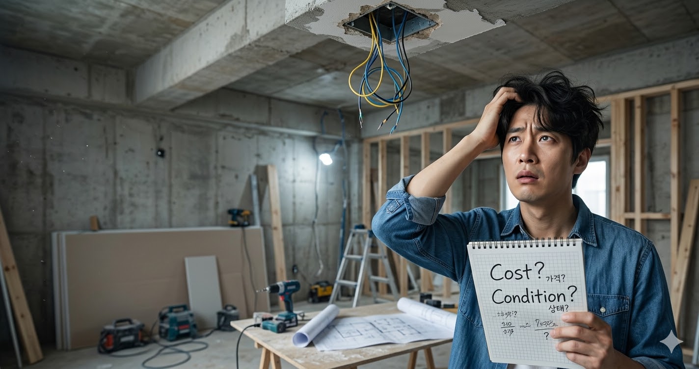 살랑퍈 거실 조명 구성