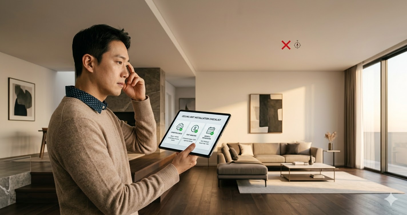 실링팬 천장 높이